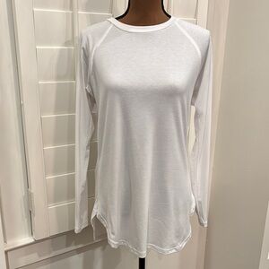 New choice white long sleeve tee